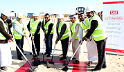 Ground breaking ceremony of new corporate office and logistics centre.