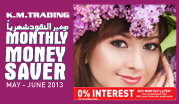 Monthly Money Saver May - June 2013
