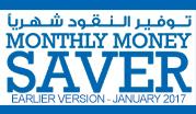 Monthly Money Saver - January 2017