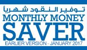Monthly Money Saver - January 2017