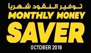 Monthly Money Saver - October 2018